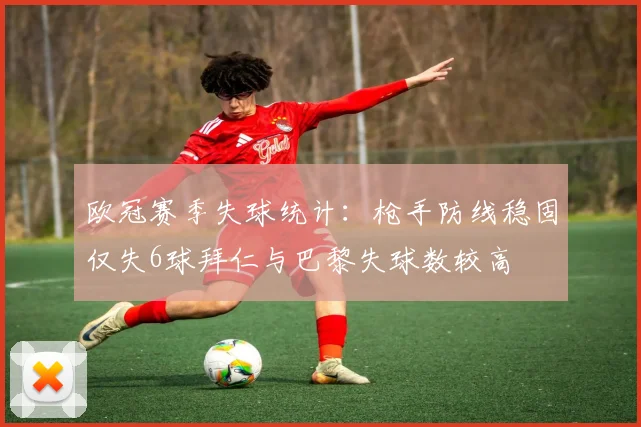 欧冠赛季失球统计：枪手防线稳固仅失6球拜仁与巴黎失球数较高
